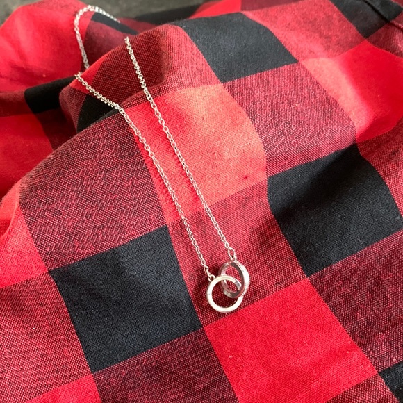 Womens’ Double loop necklace - Picture 2 of 7